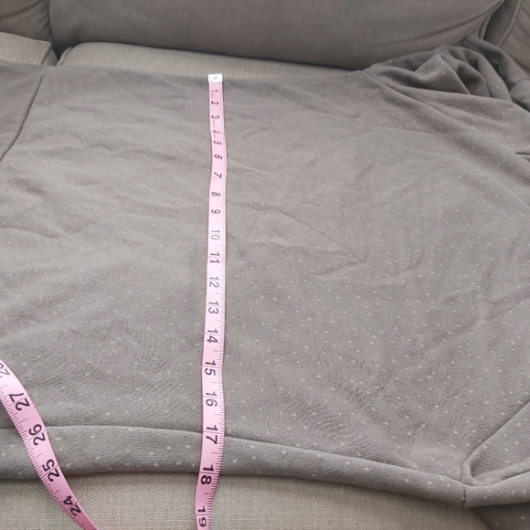 Mazine women's taupe tan green hoodie hooded sweatshirt zip up polkadots - Picture 13 of 16